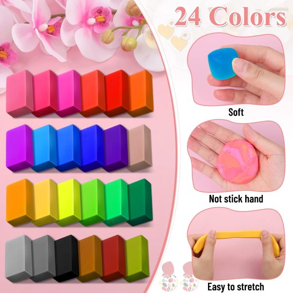 Polymer Clay Earring Making Kit, 640 Pieces - Image 4