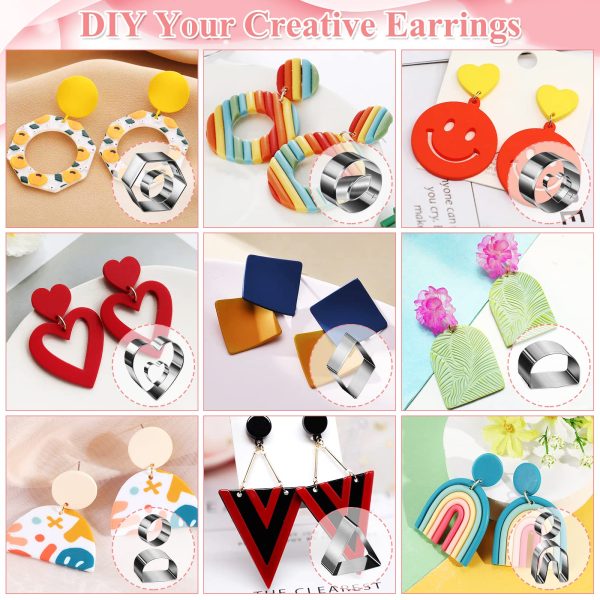 Polymer Clay Earring Making Kit, 640 Pieces - Image 6